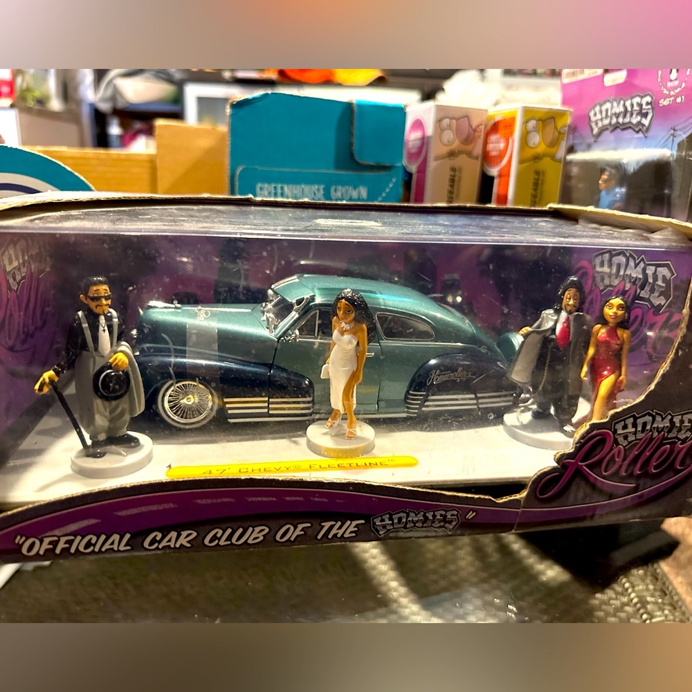Homies™️2003 HomieShop™️OfficialHomieRoller3 1/24 Die Cast 47”ChevyFleetline